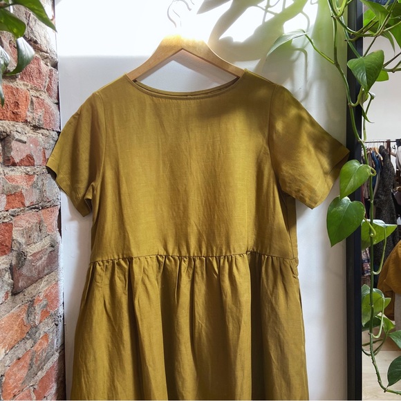 Tradlands Nico Dress | Dried Tobacco | XS - Picture 3 of 6